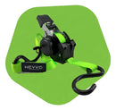 Kit 02 Cinta Catraca Mave 6m 40mm Amarração De Carga 1500kg Preto